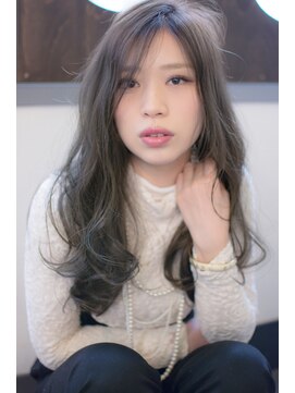 ヴィークス ヘア(vicus hair) [vicushair]抜け感ロング×スレートブルー