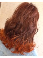 アヴァンティ ヘアーアンドスパ(avanti hair&spa)&nbsp;★オレンジのすそカラー★