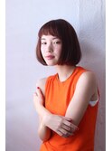 切りっぱなしボブ&ラフウェーブ　　＊