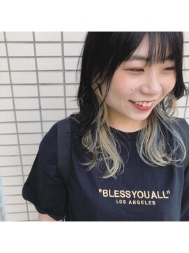 イン(in.) ウルフインナーカラー