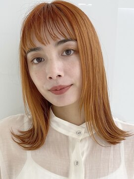 キラ 渋谷(KILLA) ダブルカラーでつくるオレンジカラー【榎園由美】