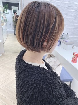 ステア ケース(stair case) ナチュラル丸みショート20代30代40代髪型ショートボブ