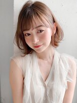 リヤン 表参道(lyann) 美髪ホワイトグレージュネビージュ大人かわいい こなれミディ*