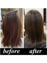 ウィル ボッサ 御茶ノ水 神保町(WILL bossa)&nbsp;予防美髪カラー(艶感抜群)