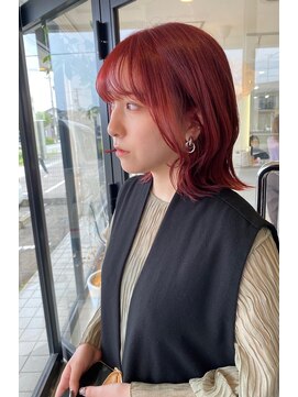 エンリッチヘア(enrich hair) くびれボブ レッド