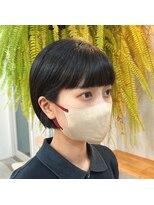 アクセヘアー 町田(acce hair)&nbsp;コンパクトなミニボブスタイル
