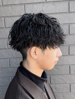 アビー(ABEY)&nbsp;波巻きスパイラルmix刈り上げマッシュ