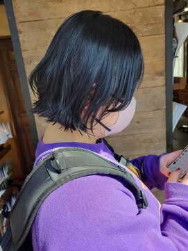 オーストヘアーベンヌ(Aust hair Bennu) ネイビーブラック