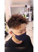 フェード系ツイストパーマ