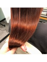 ナンバー アリア 三軒茶屋(N° aria)&nbsp;《三軒茶屋 Aria》サロントリートメントでツヤ◎レッドオレンジ