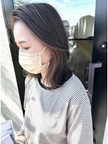 アーブル ヘアーアンドメイク(ARBRE) ベージュインナーカラーブリーチデザインカラーダブルカラー