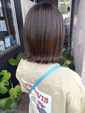 ルフュージュ(hair atelier le refuge) オリーブグレージュ / miyu