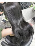 グレーブラック 韓国ヘア ブリーチなし 透明感カラー 東垂水