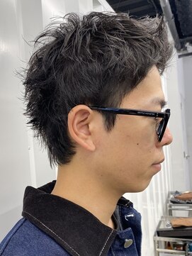 ココ 本八幡(KOKO) □カルマパーマ#ベリーショート#ウルフ＃アッシュブラック