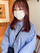 ユイル(Uil)&nbsp;小顔前髪顔周りレイヤー×インナーカラー デザインカラー