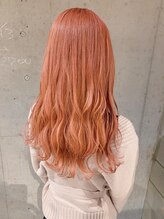 ＊コーラルオレンジ＊[大宮駅/縮毛矯正/酸性ストレート/ケアブリーチ/イルミナカラー/ダブルカラー]