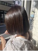 ブリーチ一回グレージュボブミニボブコンパクトボブ下北沢梅丘