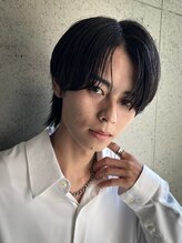 メンズサロン ガウディ 三宮店(men's salon Gaudi) センターコンマバング×リバース毛流れニュアンスカルマパーマ