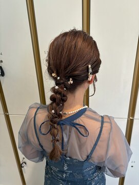 ハレル 戸塚(HAREru.) 結婚式ヘアセット　あみおろしセット