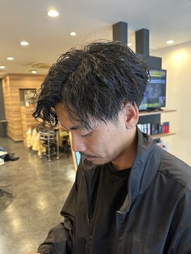 男を磨くメンズサロン オム グランド(HOMME GRAND) ツイストスパイラルパーマ