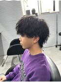 波巻きパーマ/メンズパーマ/ウルフカット/ツーブロック刈り上げ