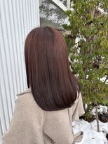 アドラーブル 松崎店(adorable)&nbsp;30代40代大人可愛い髪質改善カラーピンクブラウン透明感