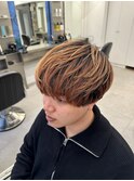 マッシュスタイル メンズカット スペインカール U24 ☆ 眉カット