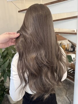 ピークスヘア(peaks hair) ホワイトブロンドグレージュブリーチありダブルカラー堀江西大橋