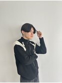 爽やかメンズカット/センターパート/フェード/ビジネス/刈り上げ