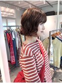 ふわふわボブパーマ