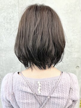 モリオ(morio) ＊外ハネボブゆるふわパーマボブ大人ボブ顎ラインボブ30代40代