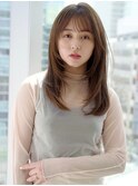 ふんわり内巻きレイヤーカット*顔周りレイヤー*髪質改善3