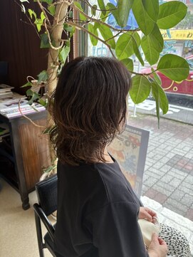 ビューティ高田 一番町サロン 癖毛ウルフ