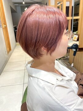 アース モード 新小岩店(EARTH/M) ショート×大人ピンク