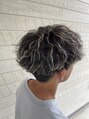 ネイビー グラ ヘアー ストーリー(NAVY gra HAIR STORY)&nbsp;ツイスパ×ホワイトハイライト