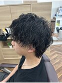 波巻きフェザーパーマツーブロックサーフカール〈理容室〉西川口