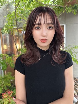 美容室 ビ フェスカ(B FESCA) ハッシュカット/ピンク/ミディアム/ハイトーンカラー