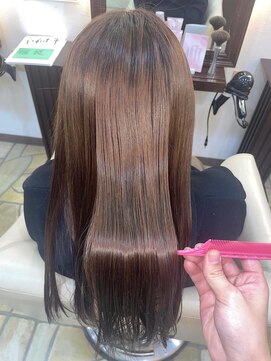 ヘアーメイクフィールヒルズ(FEEL HILLS) 【髪質改善】艶髪カラー 髪質改善トリートメント