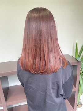 ヘアドゥーポジャ 藤岡店(hair Do poja) pink color
