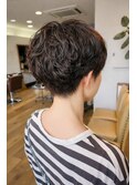 大人な刈り上げショートヘアー