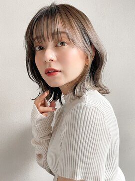 リヤン 表参道(lyann) 大人ガーリーダークアッシュ似合わせカットイヤリングカラーa