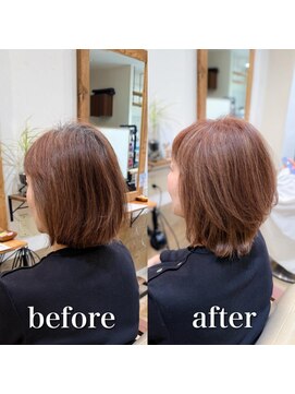 ステラバイケンジ 藤沢(STELLA by KENJE) 白髪ぼかし細めハイライト30代40代50代【藤沢　藤沢駅】