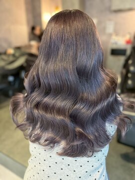 LOE【ロエ】大宮 イメチェン/アンブレラカラー/前髪/ピンクベージュ[大宮]