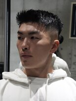 メッツ 原宿(METS)&nbsp;MEN'S/アップバングショート×フェード/ビジネスヘア