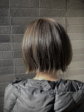 オーガニックマインド 坂戸 鶴ヶ島(organic+mind) 小顔効果◎大人可愛いベージュボブ