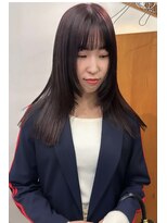 ニール 名古屋 伏見 丸の内(NEELU)&nbsp;【RIE】顔まわりレイヤーレッド