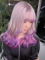 イエナ 渋谷(IENA)&nbsp;★ピンクレイヤーウルフカットハイトーンカラーデザインカラー