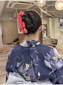 【ZEST中野/イチカ】タイトシニヨンヘア/浴衣アレンジ