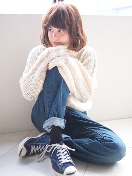 コス(kos) 『nanuk＊UEKI』カジュアルにも＊モードにも＊甘辛ミックスボブ