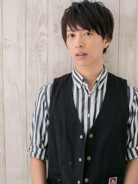 モッズヘア メン 上尾東口店(mod's hair men) ≪mod's men≫黒髪が◎優等生風★知的ミディアムk